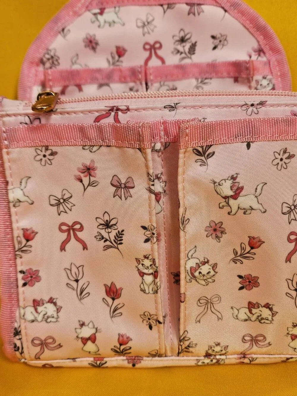 Disney the Aristocats Marie Pink Bow Cat Mini Backpack Organizer Insert NEW